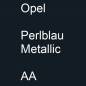 Preview: Opel, Perlblau Metallic, AA.